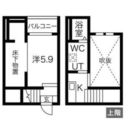 黒川駅 徒歩10分 2階の物件間取画像